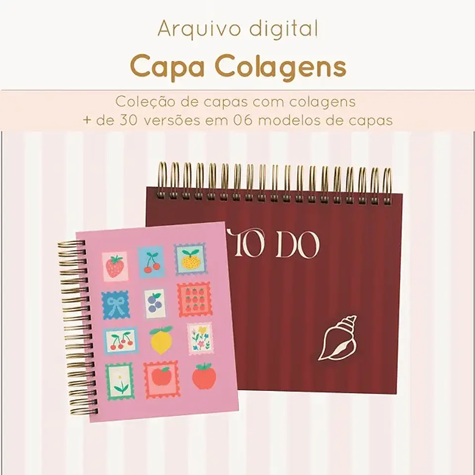 Arquivo Digital Capa Coleção Colagens A5 1