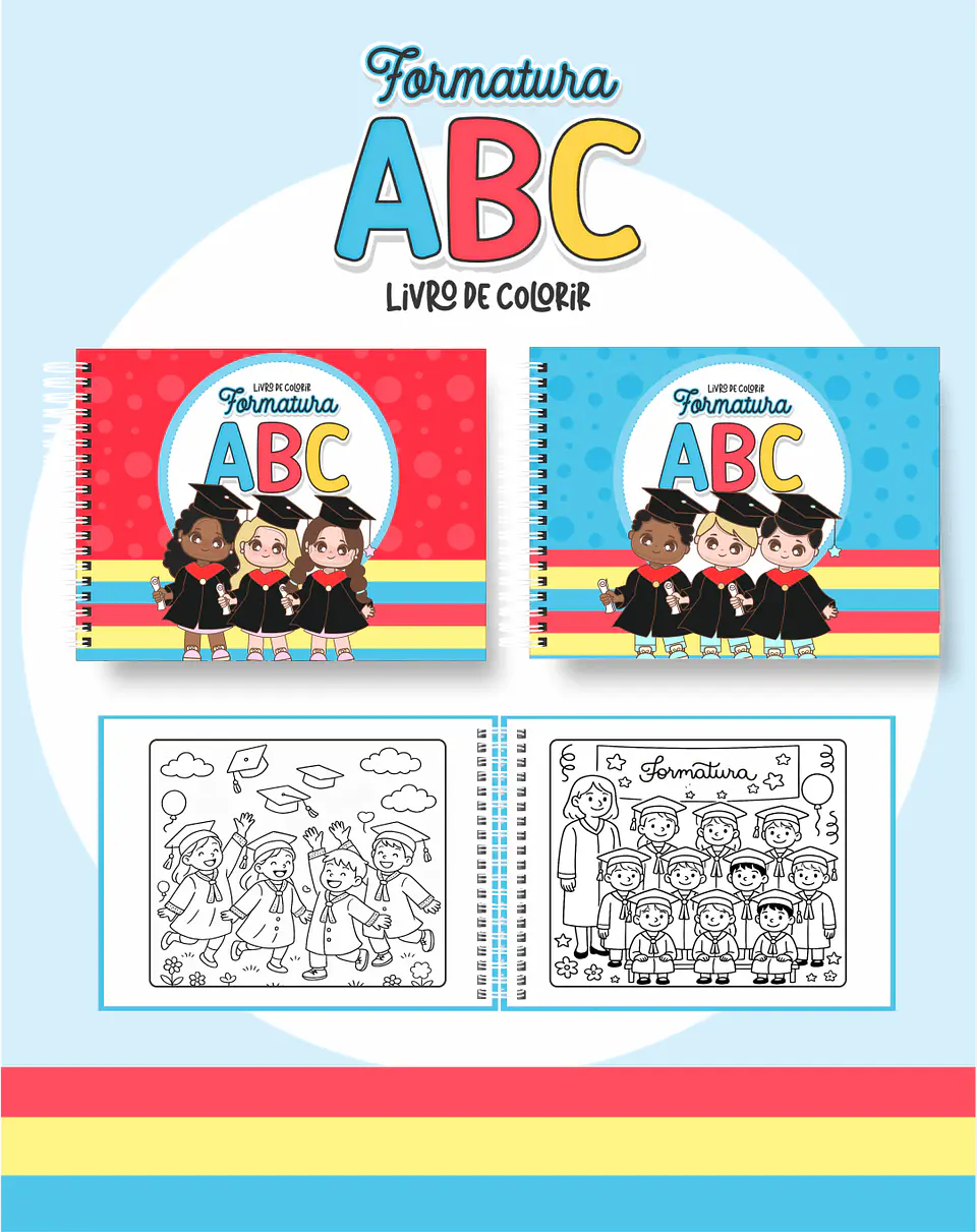Arquivo Digital Livro de Colorir Formatura ABC 1