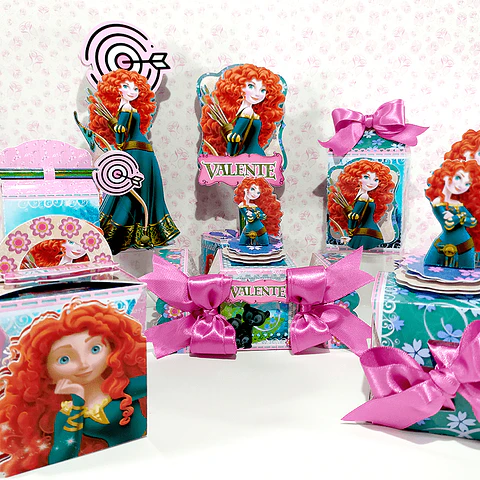 Arquivo de Corte Kit Festa Princesa Valente