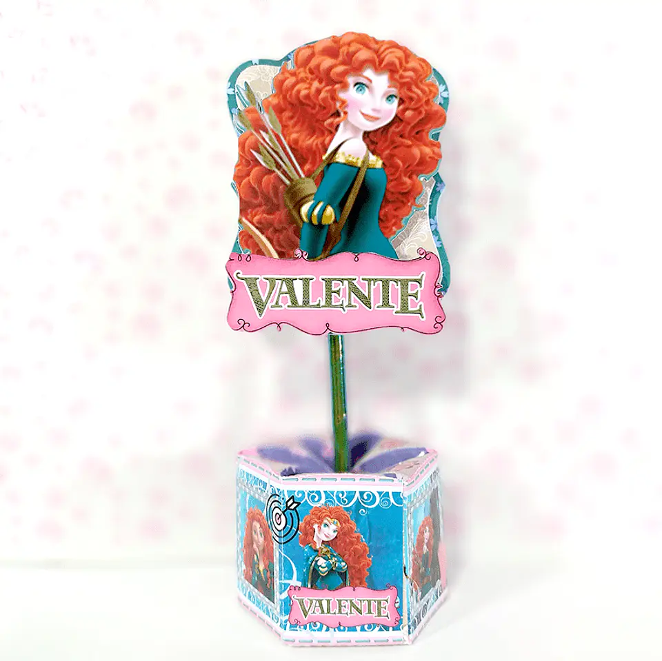 Arquivo de Corte Kit Festa Princesa Valente 3