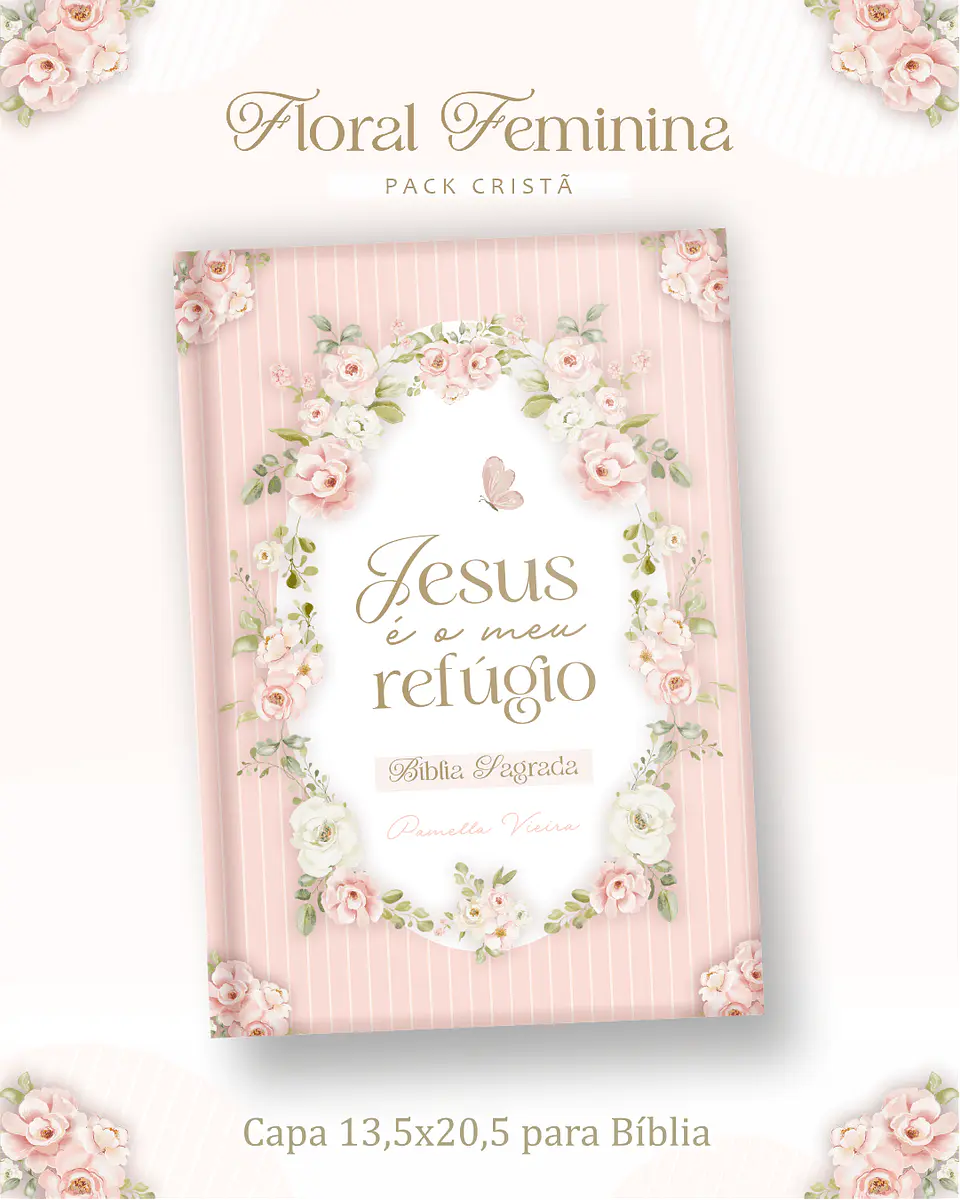 Arquivo Digital Pack Cristã Floral Feminina 4