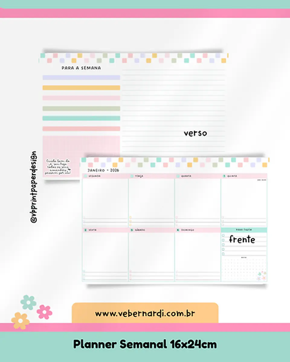Arquivo Digital Combo Calendários e Planejadores Color 2026 4