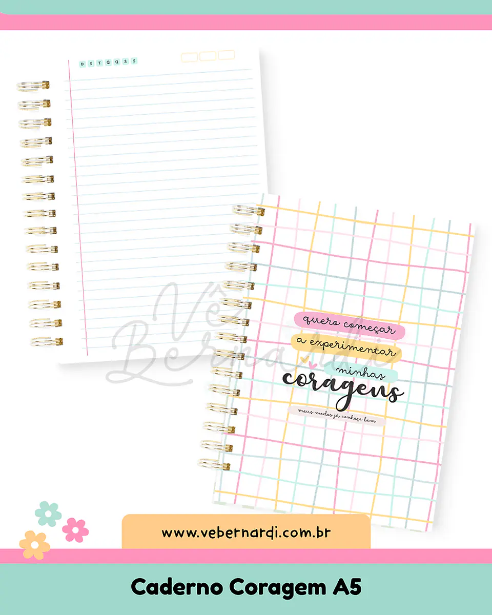 Arquivo Digital Caderno A5 Coragem 1