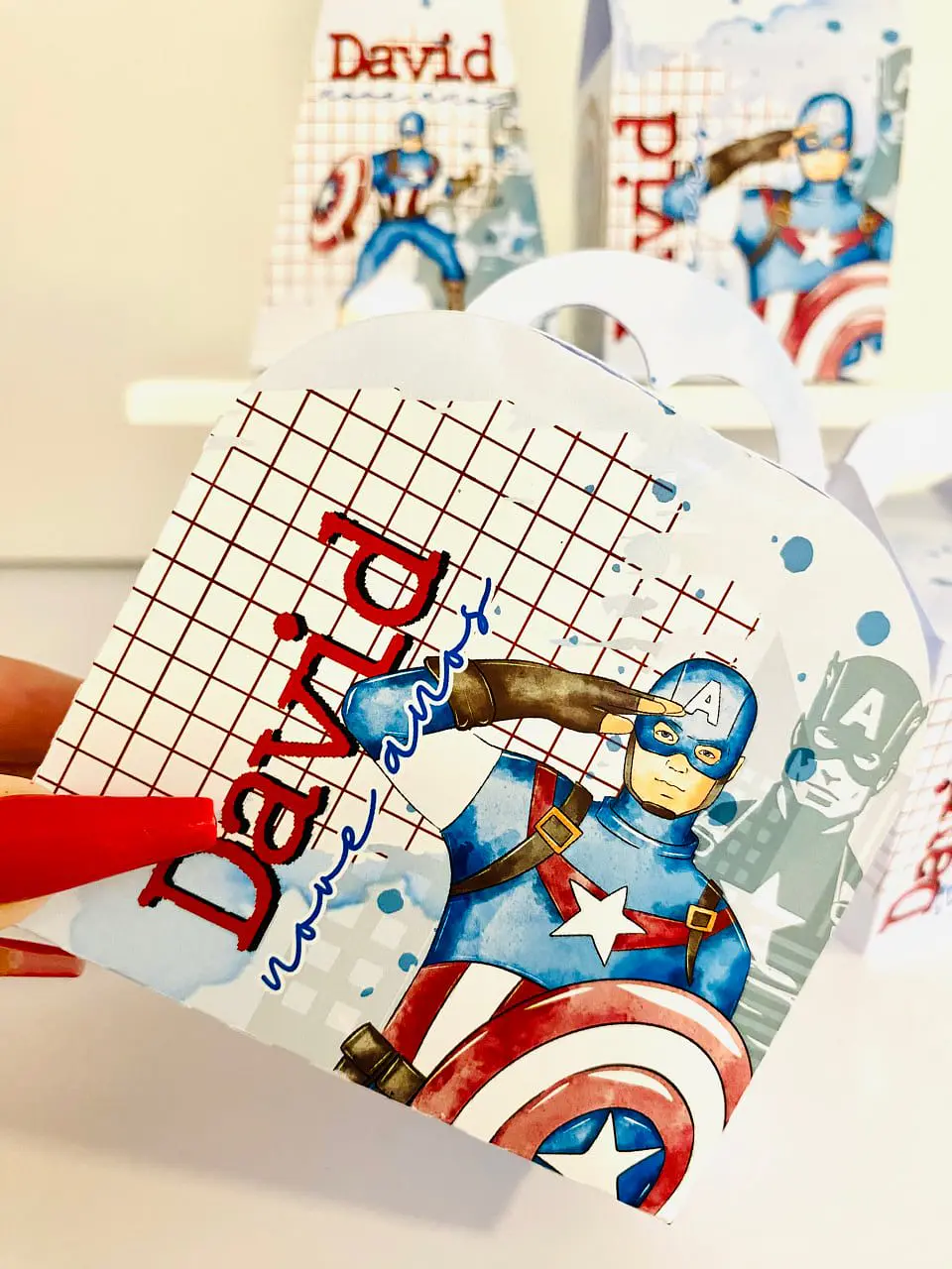 Arquivo de Corte Kit Festa Capitão America 1