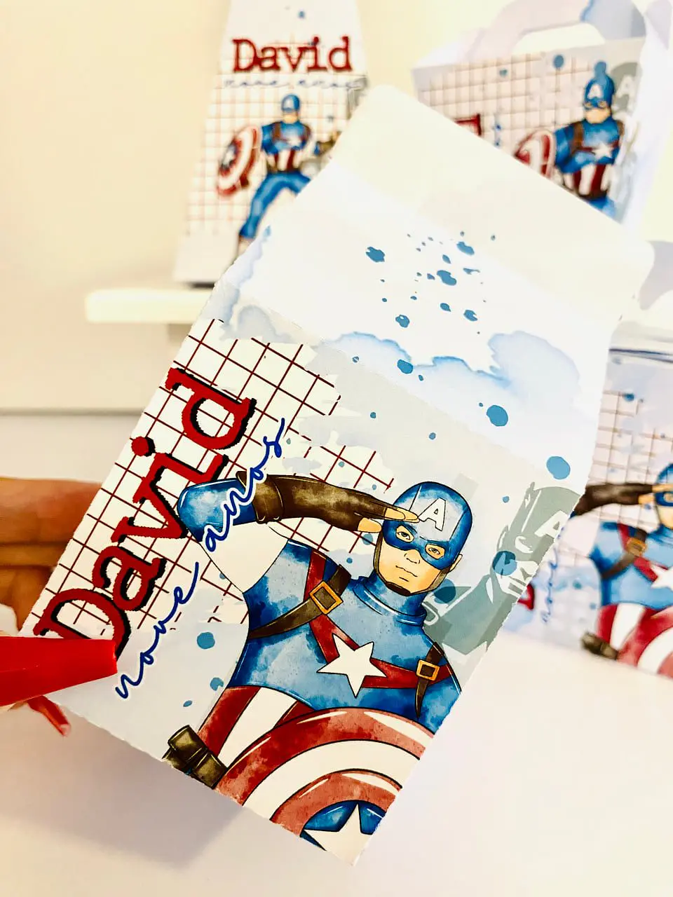 Arquivo de Corte Kit Festa Capitão America 3