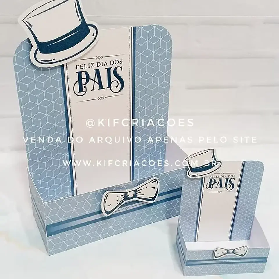 Arquivo de Corte Dia dos Pais Mini Cesta 1