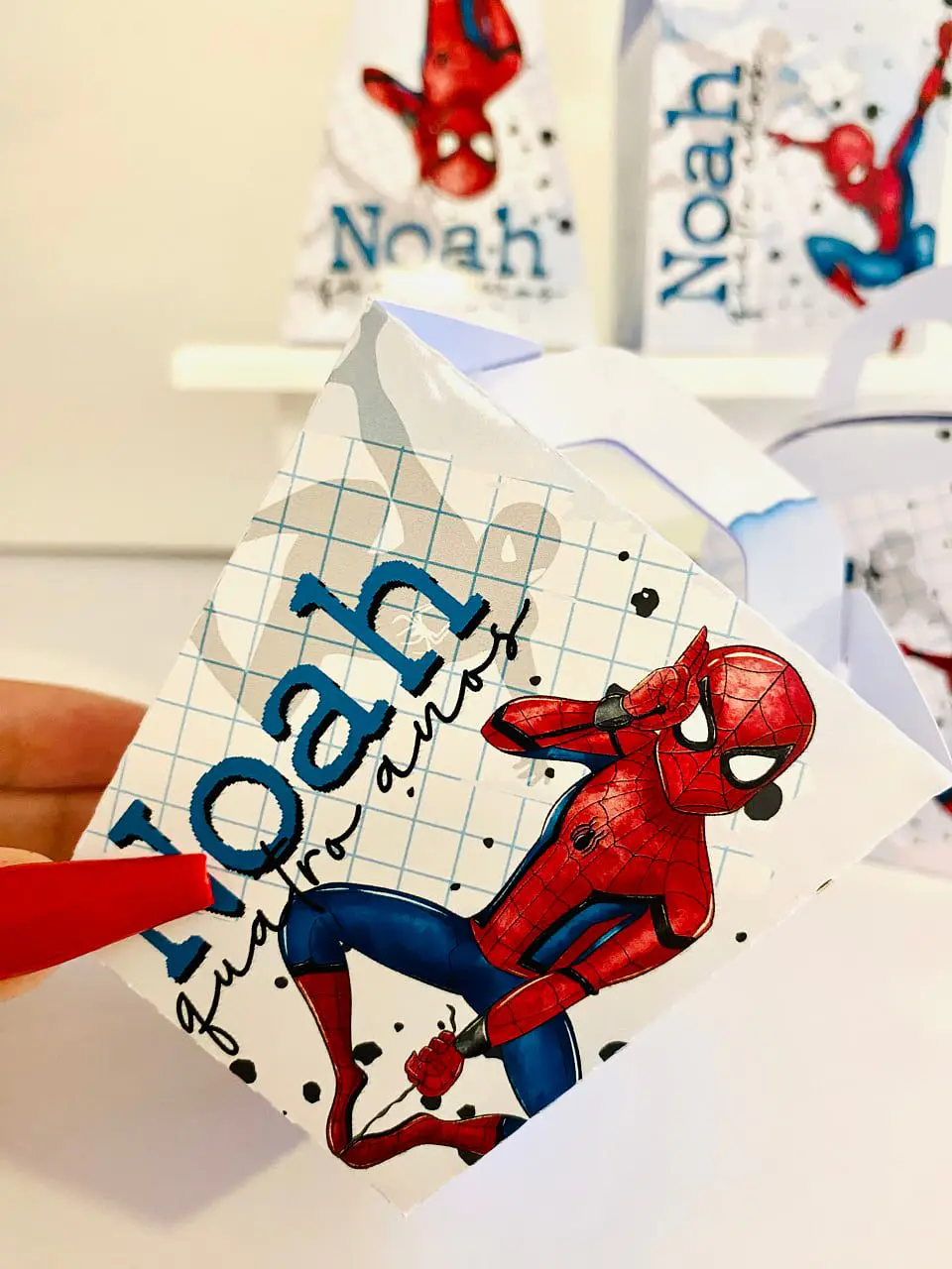Arquivo de Corte Kit Festa Homem Aranha 4