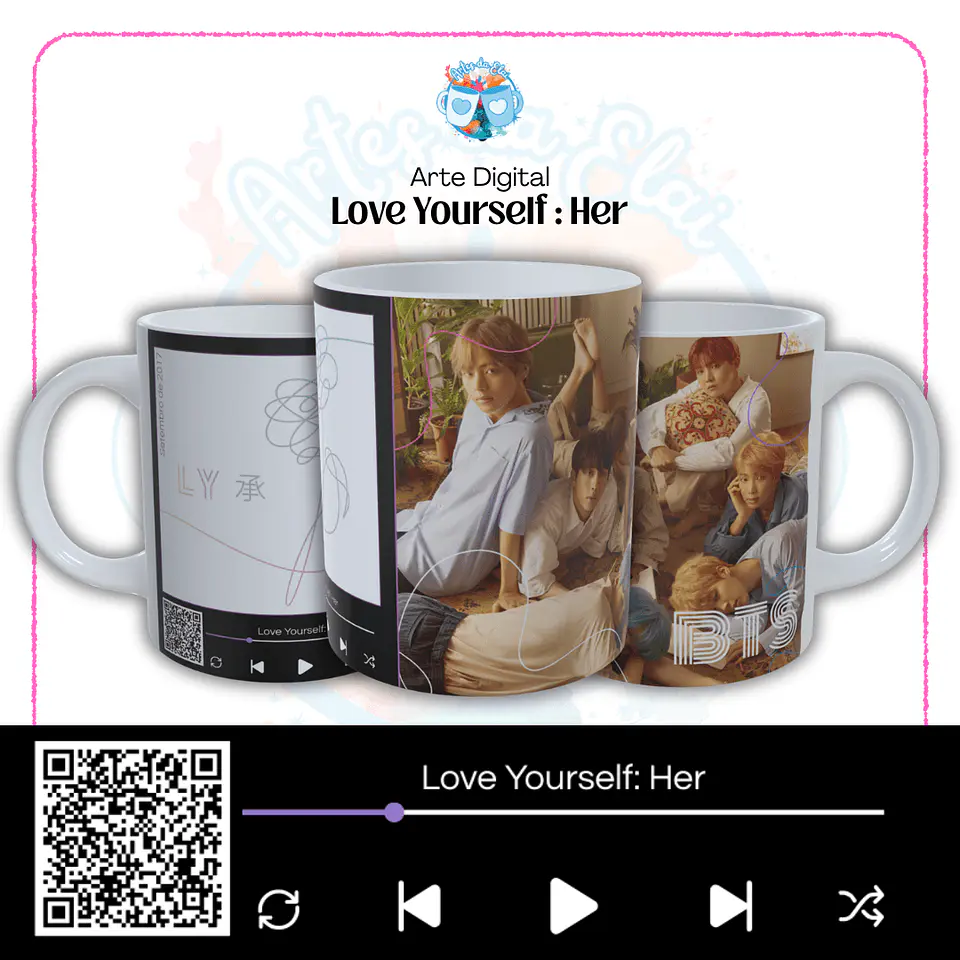 Arquivo Digital Coleção de Artes Álbuns BTS 8