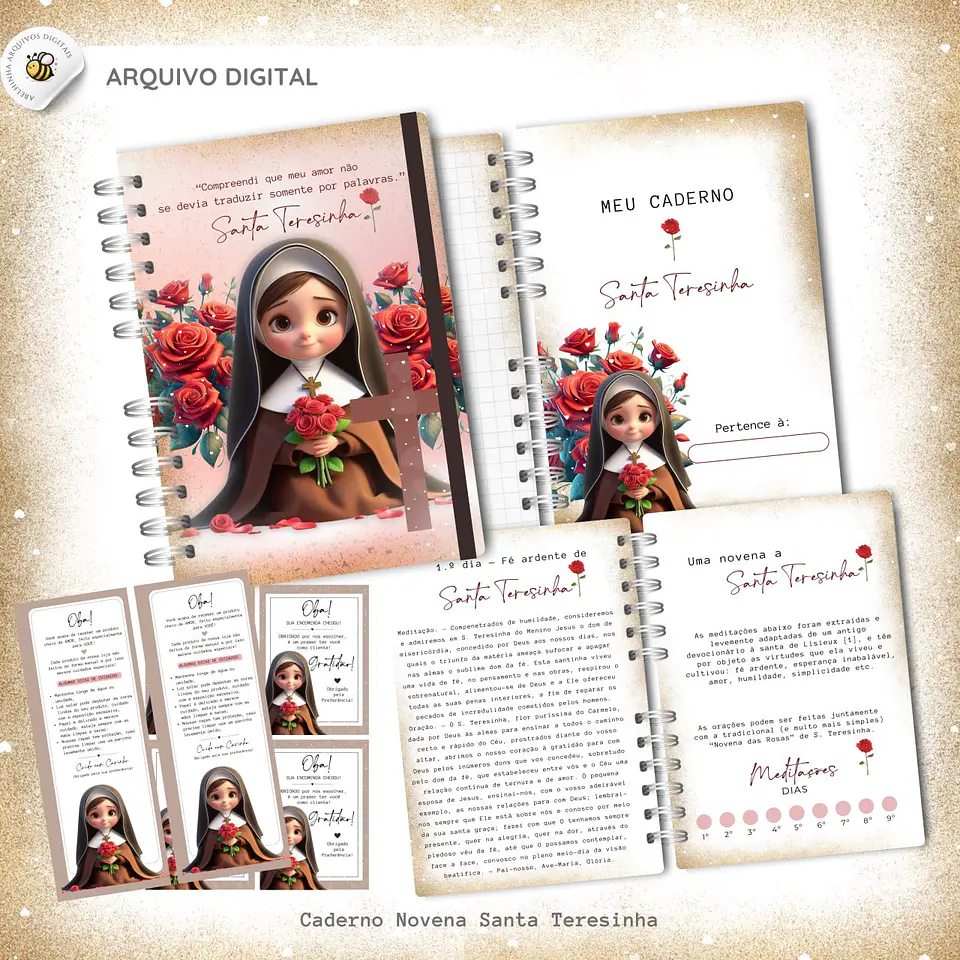 Arquivo Digital Caderno Novena Santa Teresinha 1