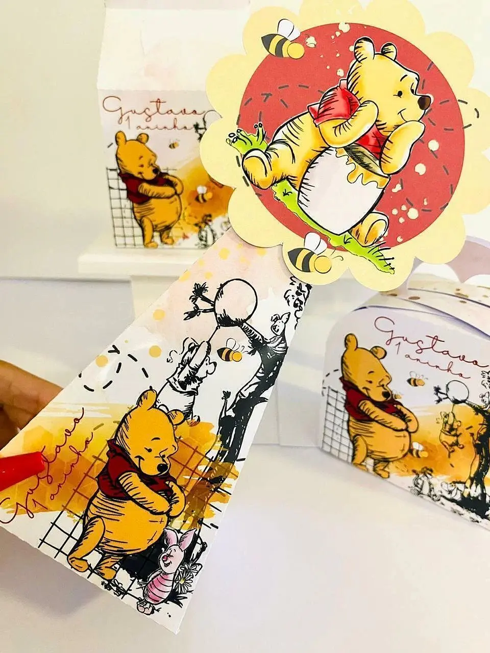 Arquivo de Corte Kit Festa Ursinho Pooh 2