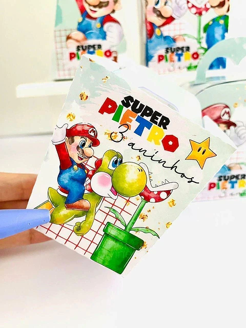 Arquivo de Corte Kit Festa Super Mario