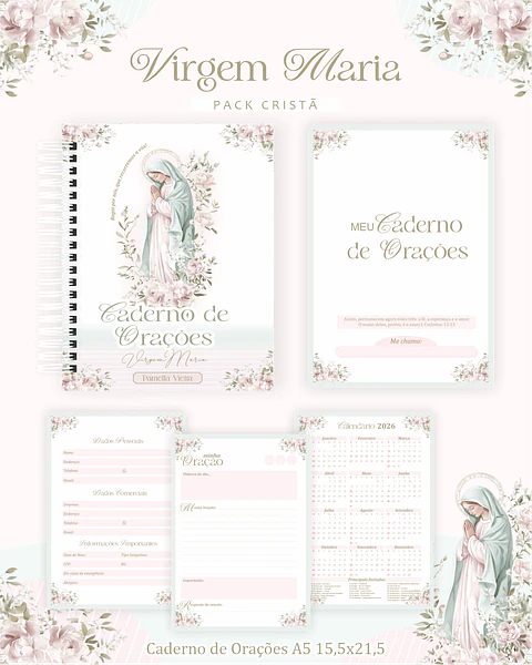 Arquivo Digital Pack Cristã Virgem Maria