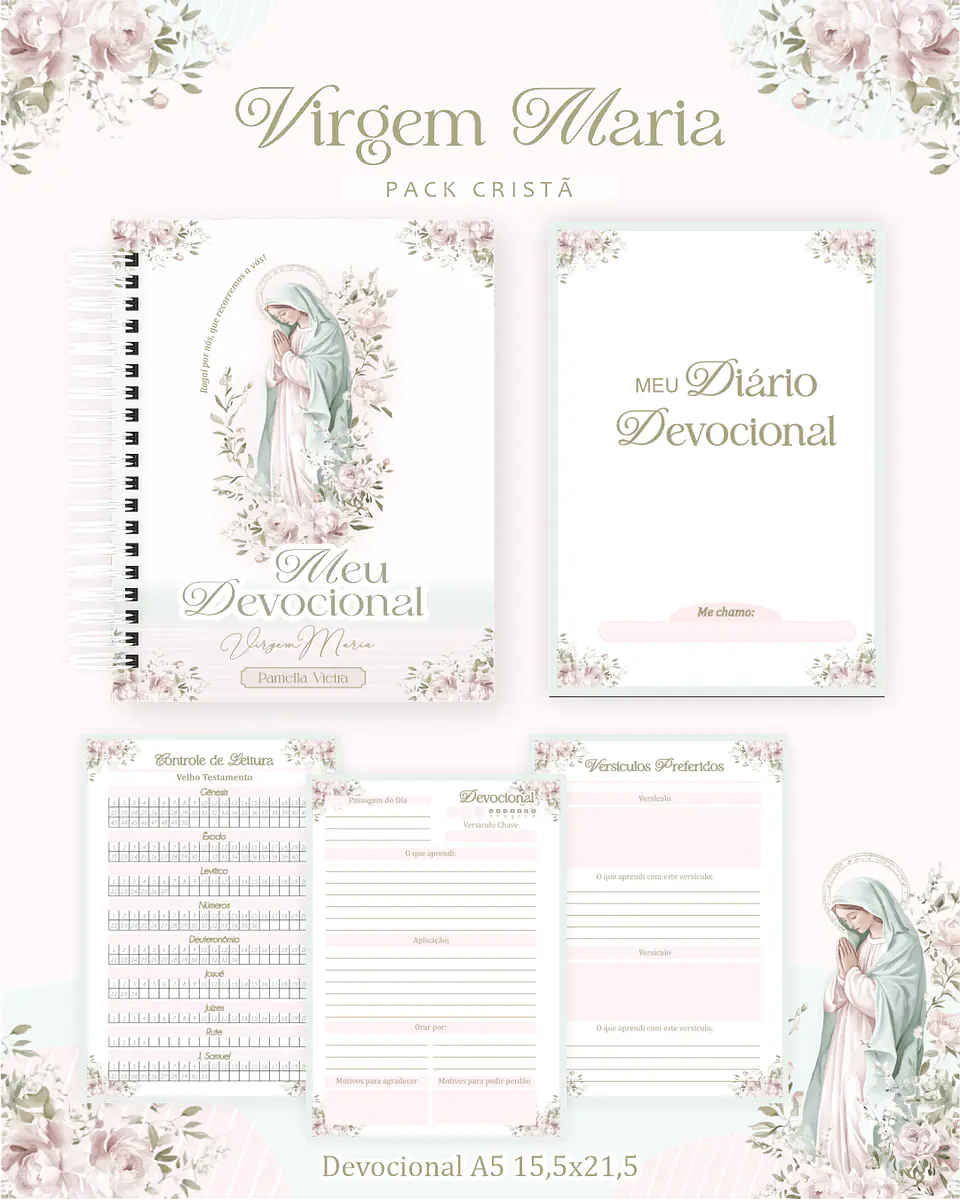 Arquivo Digital Pack Cristã Virgem Maria 3
