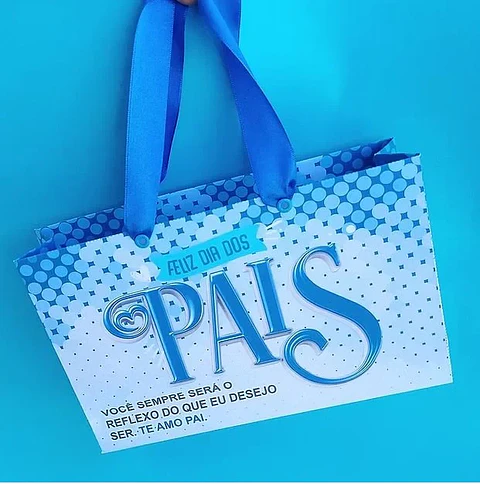 Arquivo de Corte Sacolinha PDF Dia dos Pais