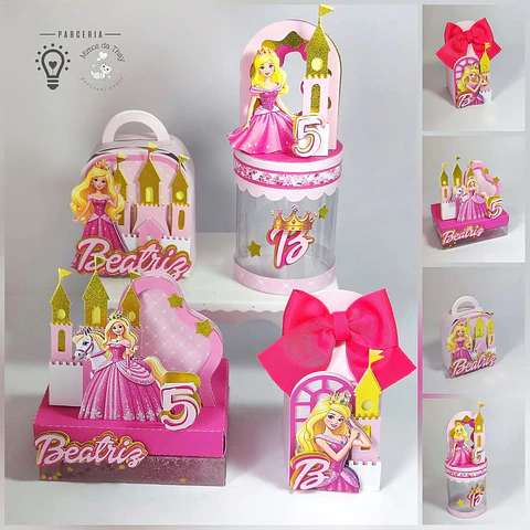 Arquivo de Corte Kit Festa Barbie