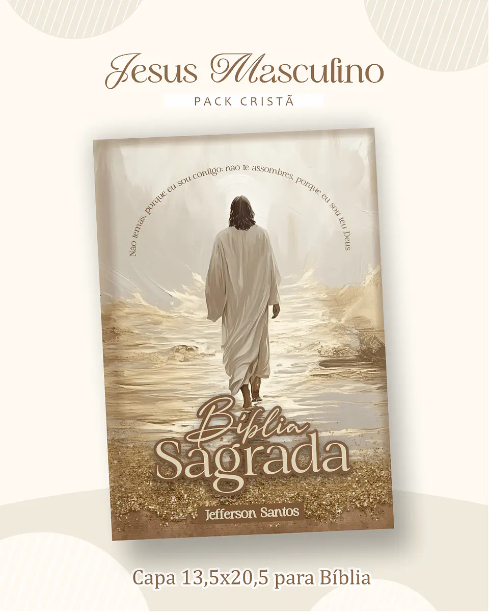 Arquivo Digital Pack Cristã Jesus Masculino 3