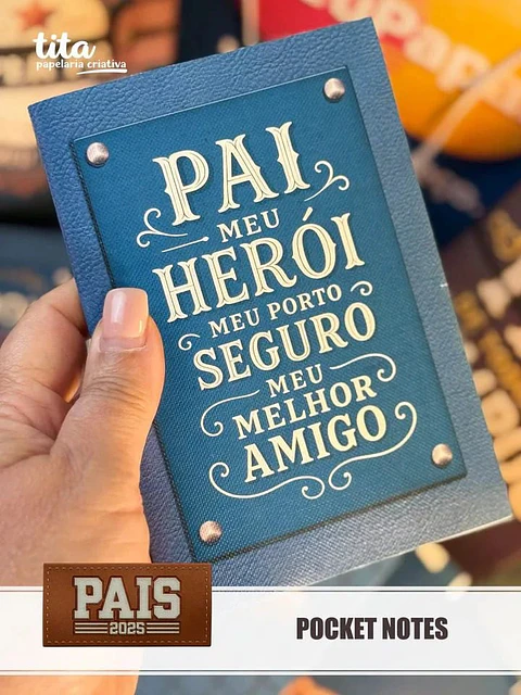 Arquivo Digital Dia dos Pais Pocket Notes Pais 2025