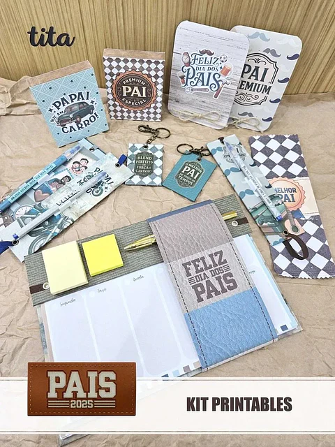 Arquivo de Corte Pais 2025 Kit Printable