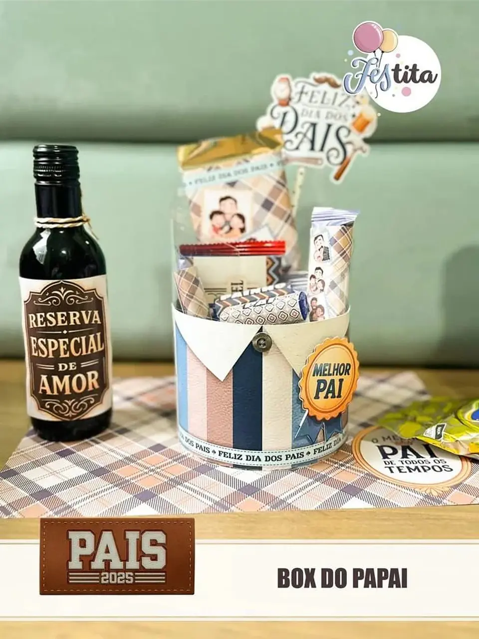 Arquivo de Corte Dia dos Pais Box do Papai 3