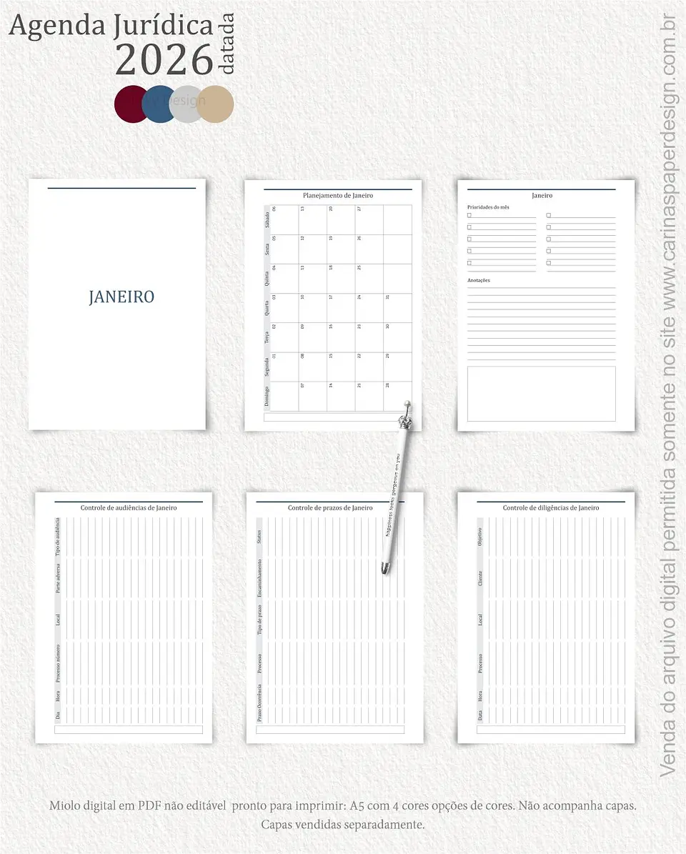 Arquivo Digital Miolo Agendas Jurídicas 3