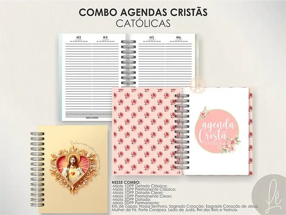 Arquivo Digital Combo Agendas Cristãs Catolicas 1