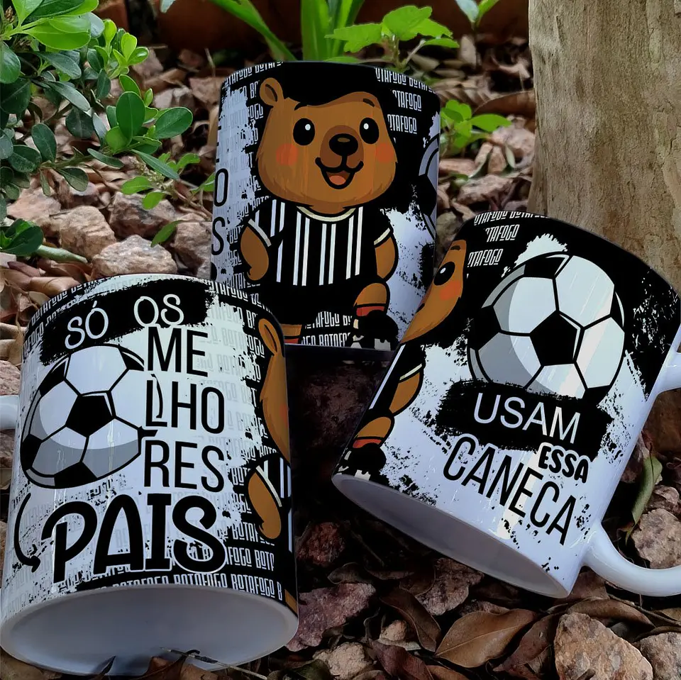 Arquivo Digital Pack Caneca Capivara Futebol Pai 4
