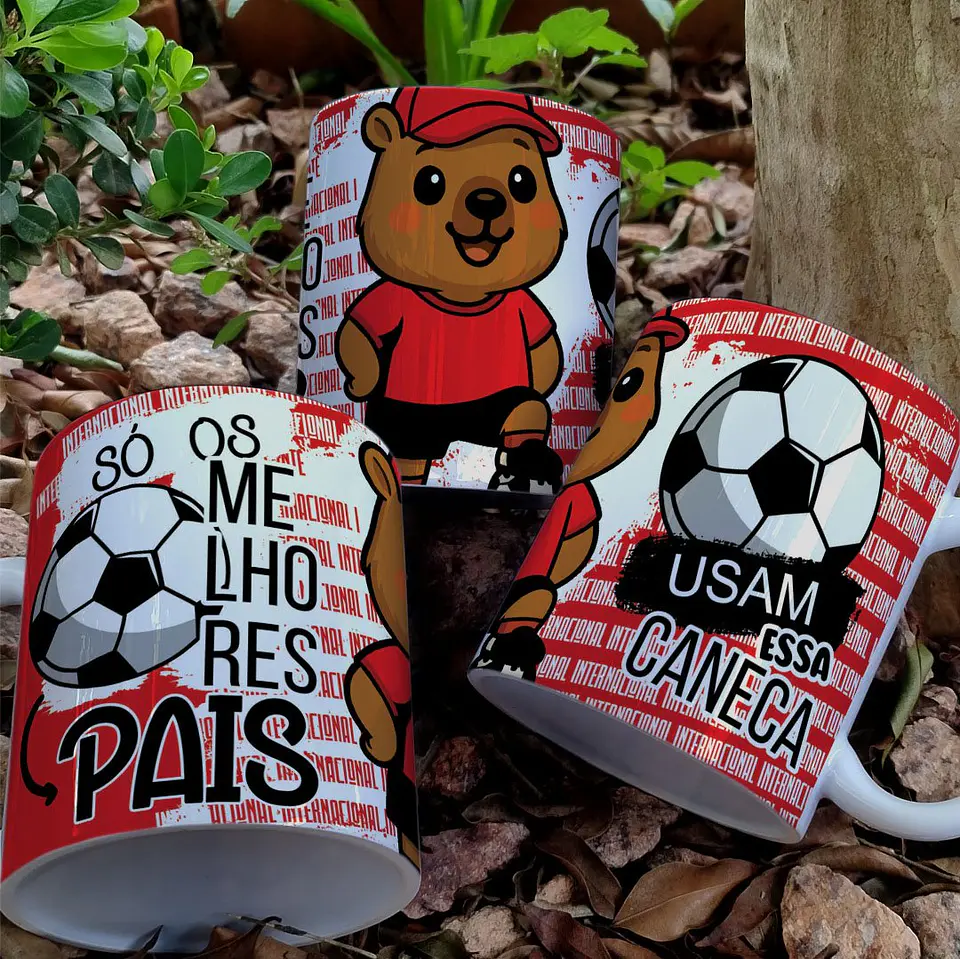 Arquivo Digital Pack Caneca Capivara Futebol Pai 5