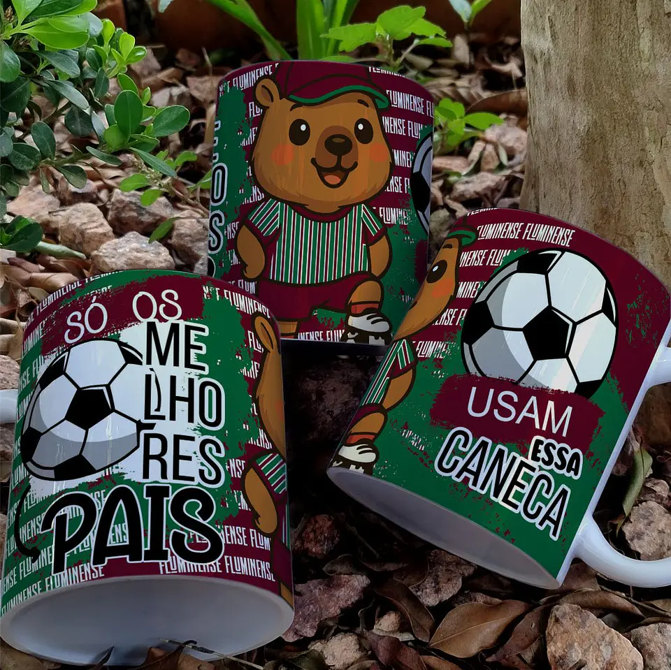 Arquivo Digital Pack Caneca Capivara Futebol Pai 6