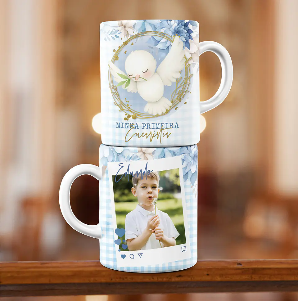 Arquivo Digital Arte Caneca Primeira Eucaristia 7