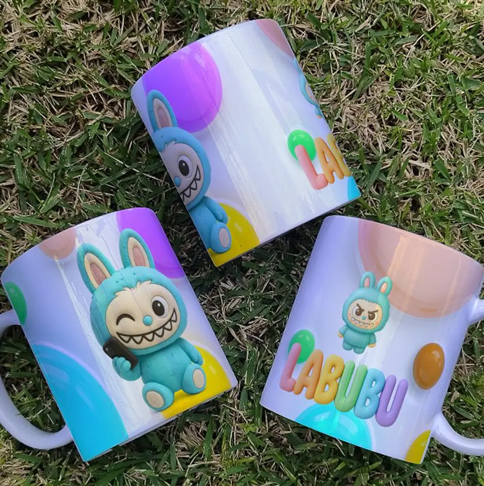 Arquivo Digital Estampas Canecas Labubu V2 2