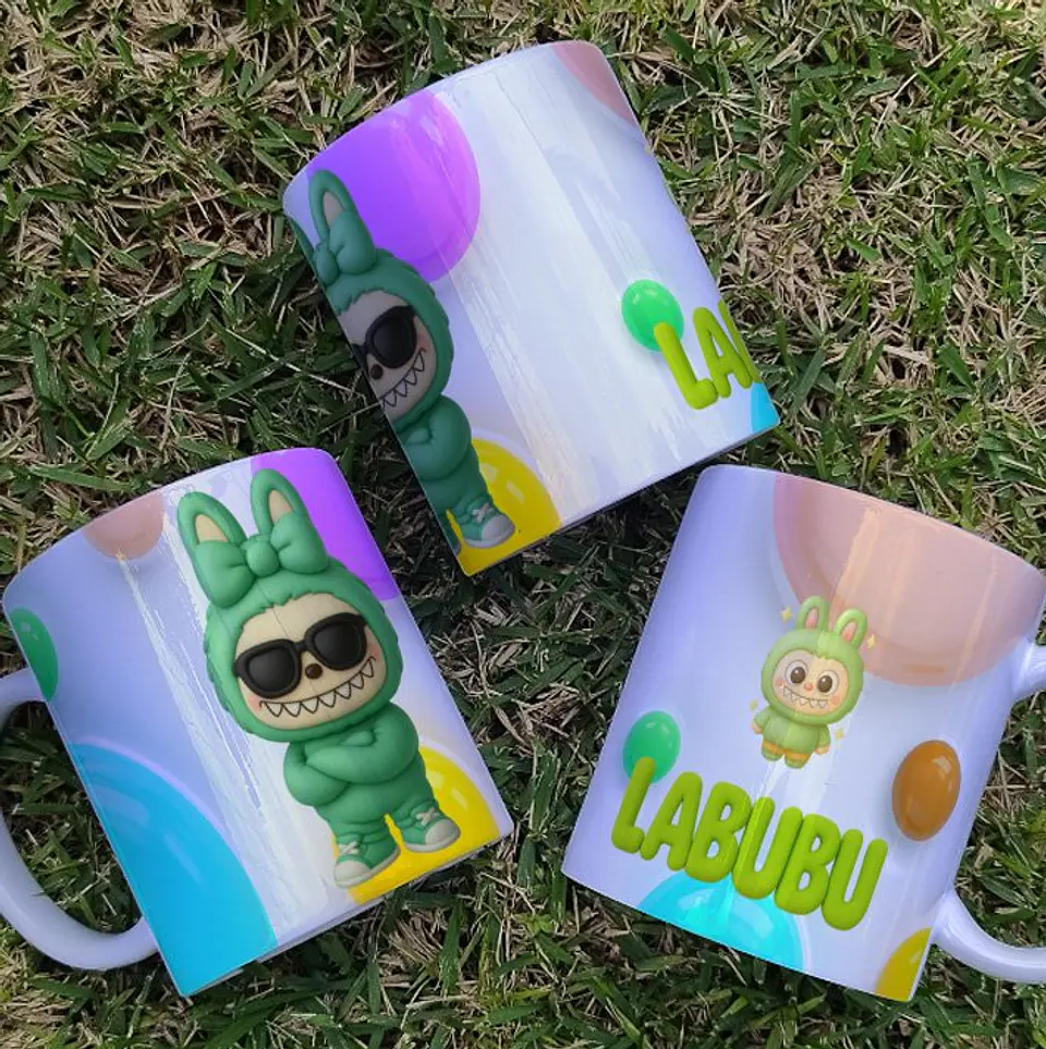 Arquivo Digital Estampas Canecas Labubu V2 3