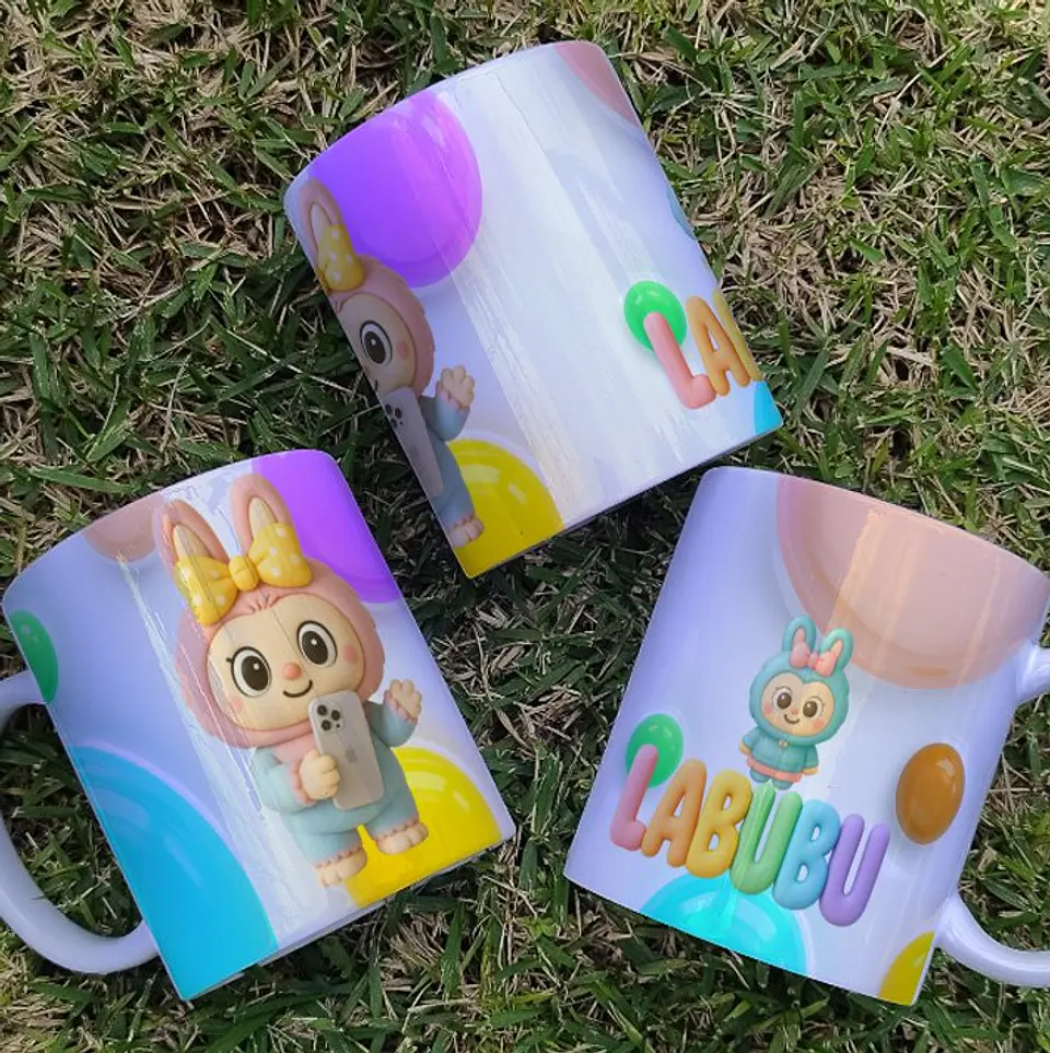 Arquivo Digital Estampas Canecas Labubu V2 4