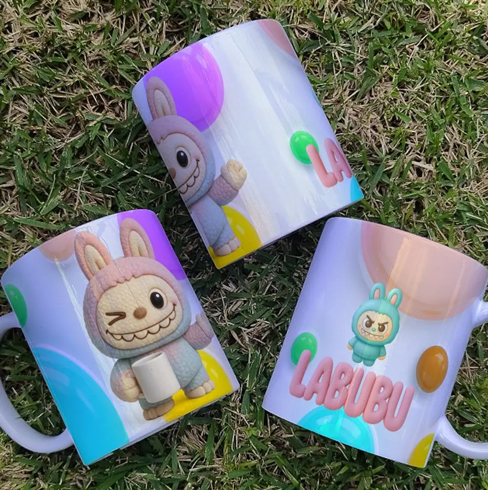Arquivo Digital Estampas Canecas Labubu V2 5