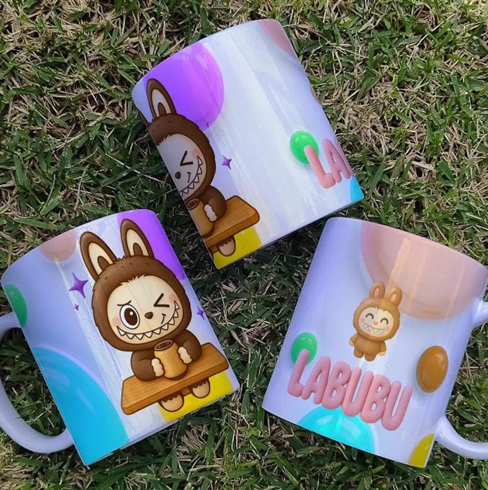 Arquivo Digital Estampas Canecas Labubu V2 6