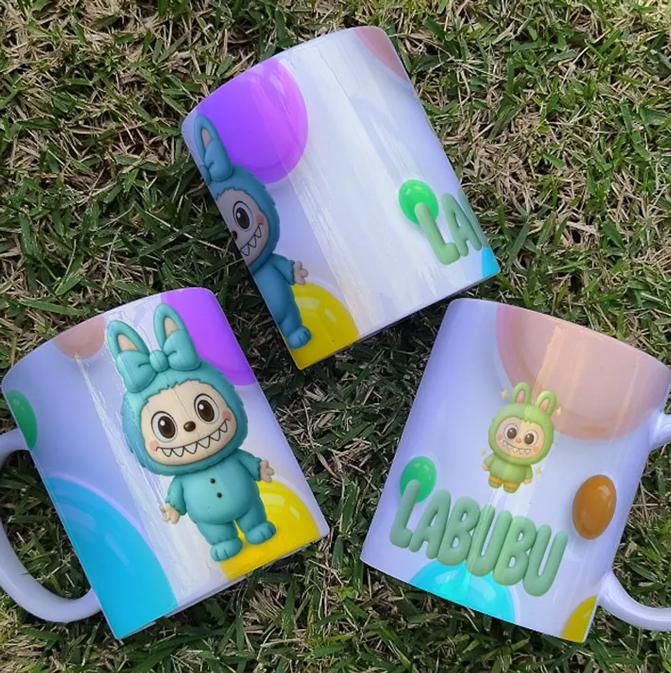 Arquivo Digital Estampas Canecas Labubu V2 8