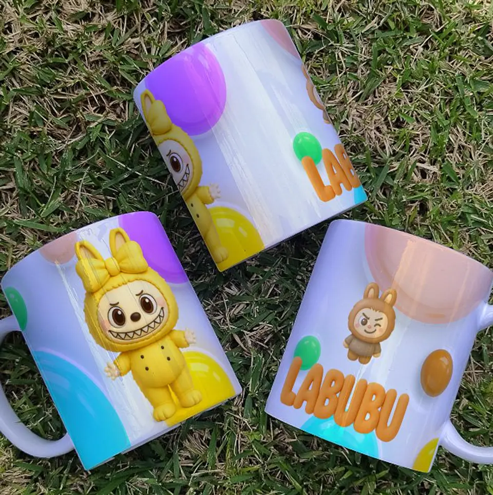Arquivo Digital Estampas Canecas Labubu V2 11
