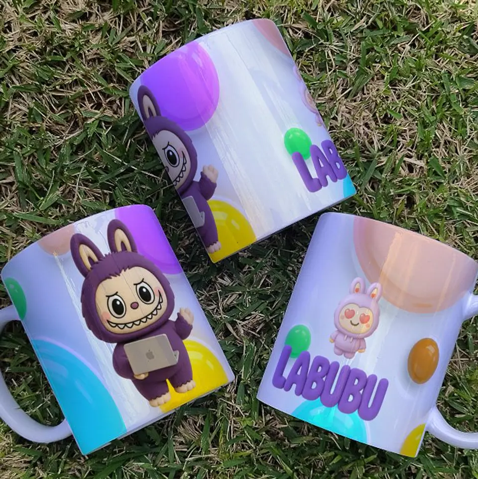 Arquivo Digital Estampas Canecas Labubu V2 12
