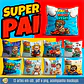 Arquivo Digital Combo Sublimação Super Pai - Thumbnail 4
