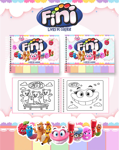 Arquivo Digital Livro de Colorir Fini