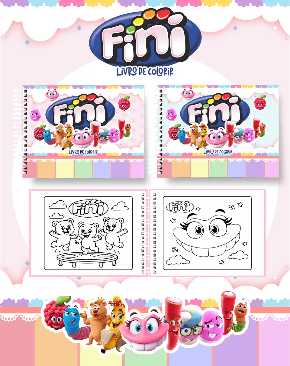 Arquivo Digital Livro de Colorir Fini 1