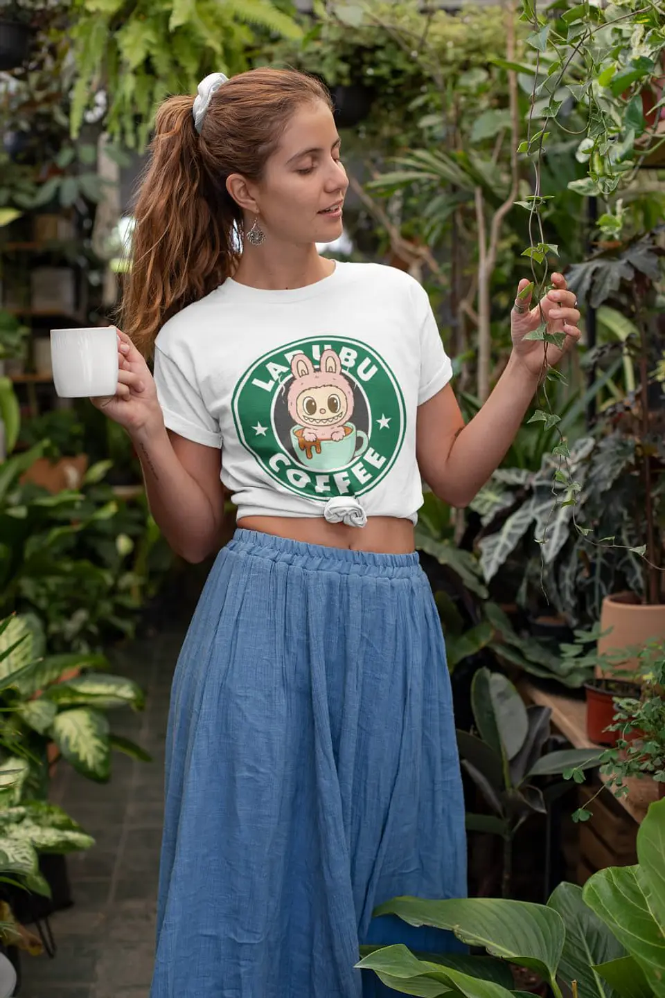 Arquivo Digital Arte Camisas Labubu Starbucks 5