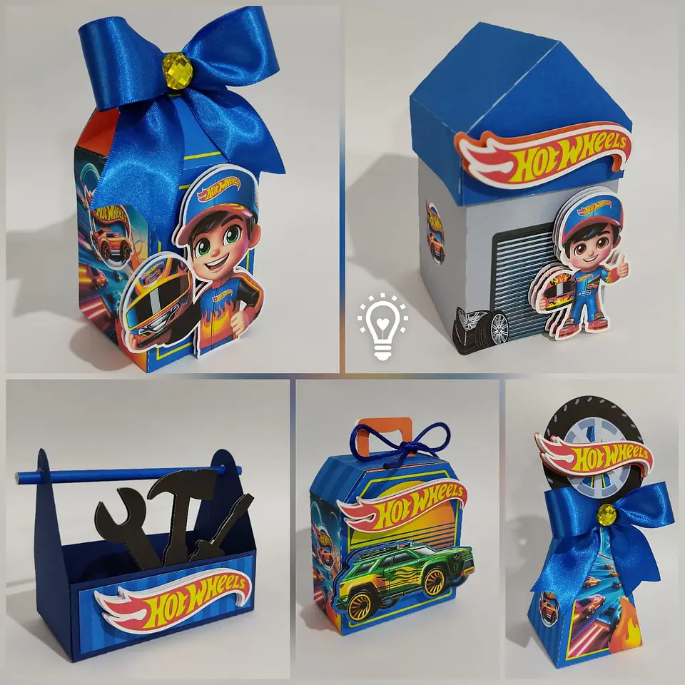 Arquivo de Corte Kit Festa Hot Wheels 1