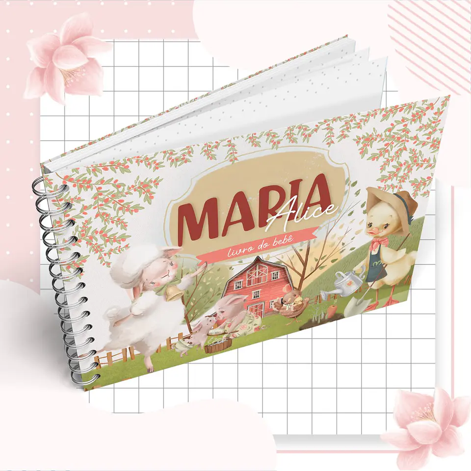 Arquivo Digital Pack Baby Fazendinha Menina 3
