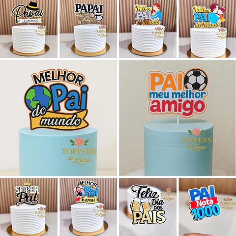 Arquivo de Corte Combo 10 Topos Dia dos Pais