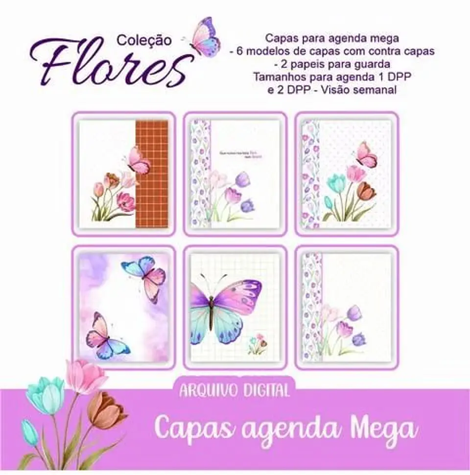 Arquivo Digital Combo Flores Agendas 2026 8