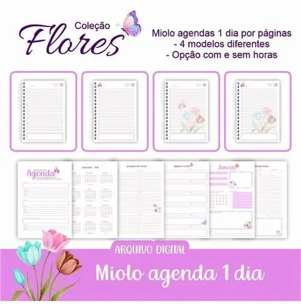 Arquivo Digital Combo Flores Agendas 2026 10