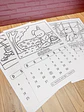 Arquivo Digital Kit Digital Calendários para Colorir 2026 - Thumbnail 9