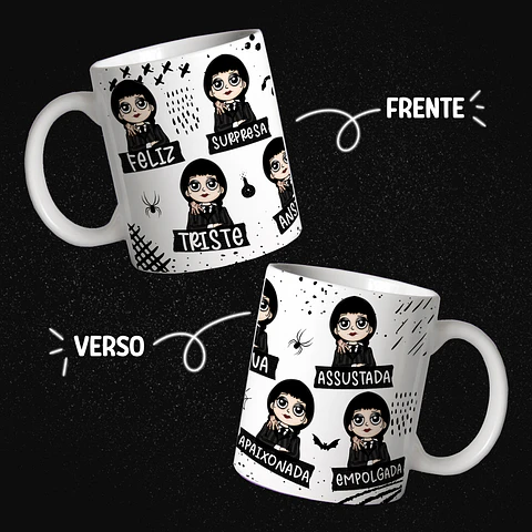 Arquivo Digital Artes Caneca Wandinha