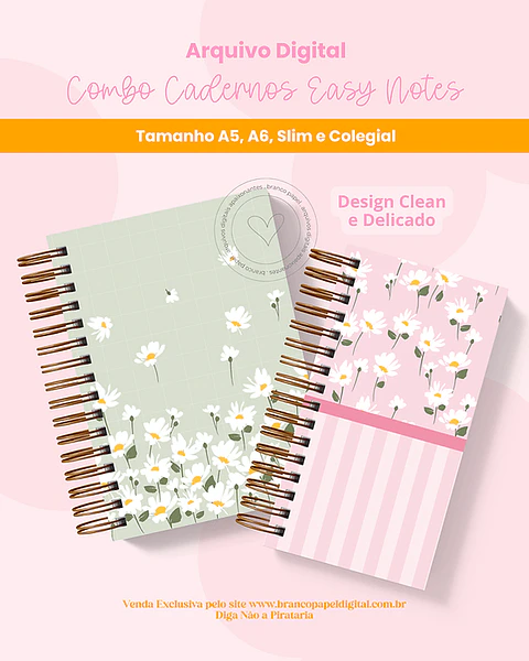 Arquivo Digital Combo Cadernos Easy Notes