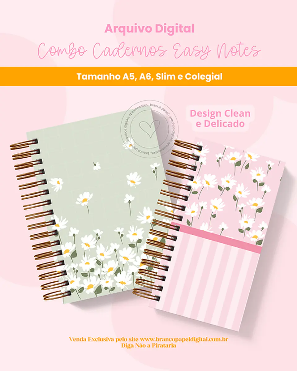 Arquivo Digital Combo Cadernos Easy Notes 1